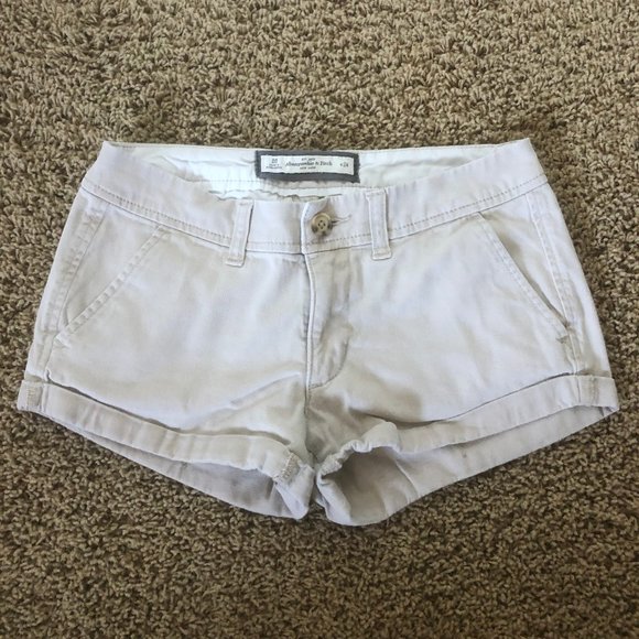Abercrombie & Fitch Khaki Shorts (00) - Picture 1 of 3